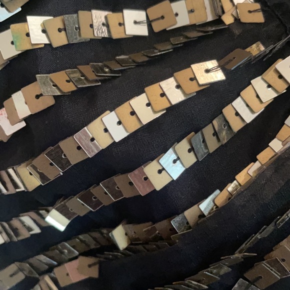 Alice and Olivia Tiered Sequined Skirt - Picture 4 of 6